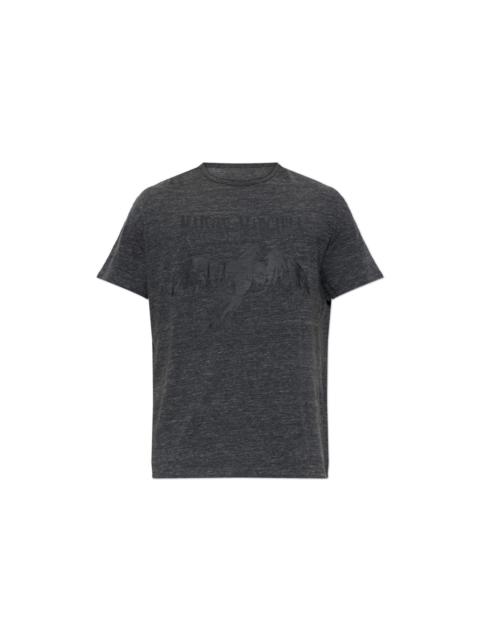 Maison Margiela MAISON MARGIELA Gray T-shirt New & Authentic (Men's size:M;)