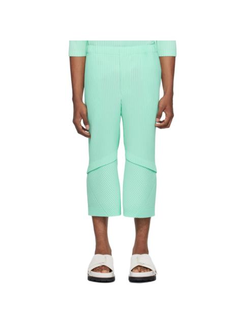 ISSEY MIYAKE Green Aerial Trousers