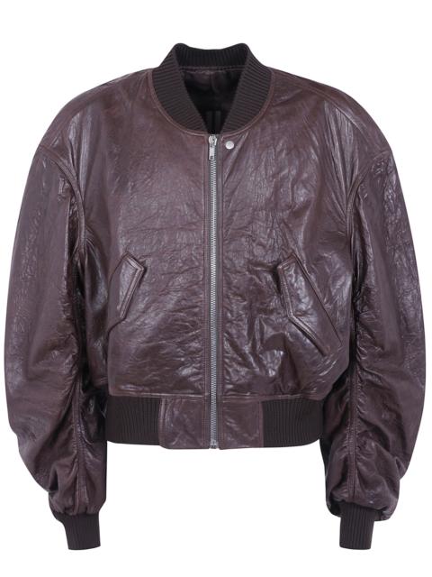 Rick Owens Jacket Padded Leather "Secchia Flight"