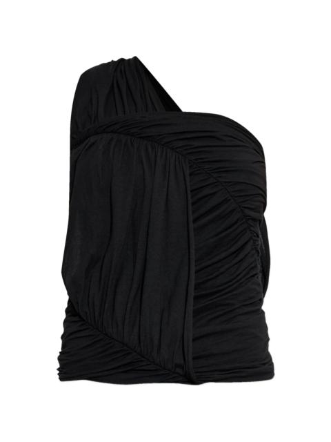 Rick Owens DRKSHDW Rick Owens Drkshdw Draped One-shoulder Top