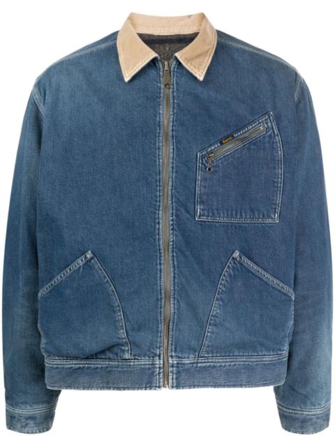 Kapital Bone reversible denim jacket