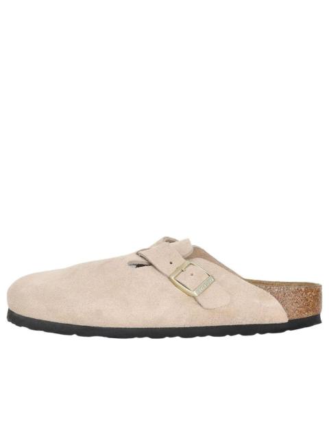 BIRKENSTOCK Birkenstock Boston Suede Leather 'Sandcastle' 1030855