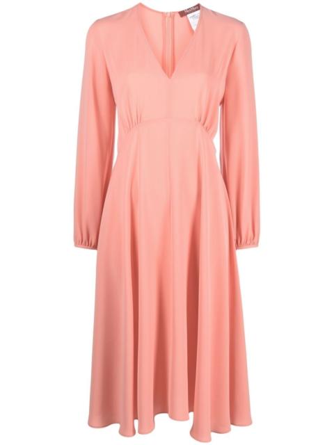 'S Max Mara Lago long-sleeved maxi dress