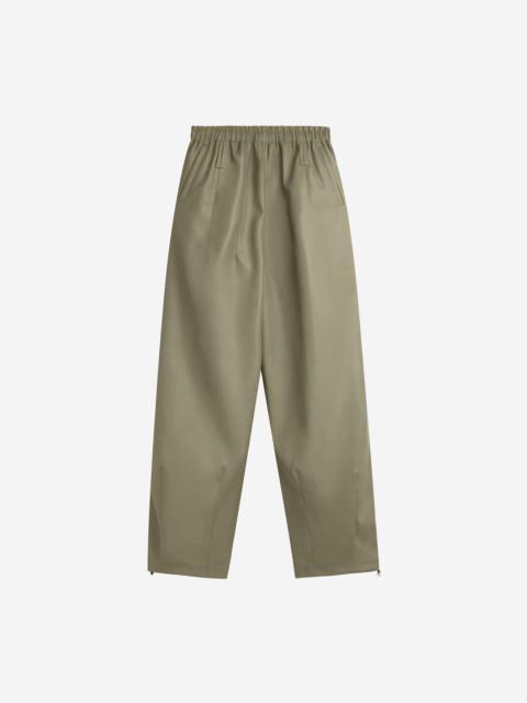 The Frankie Shop Oakdale Faux Leather Track Pants - Sage