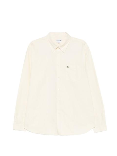 LACOSTE logo-patch shirt