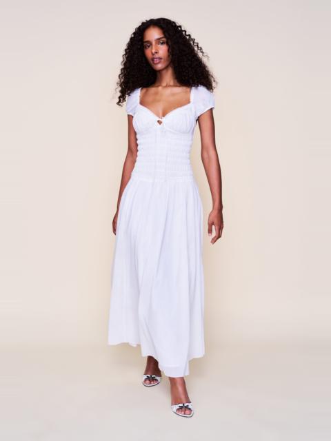 GUIZIO Guizio Formentera Maxi Dress in White