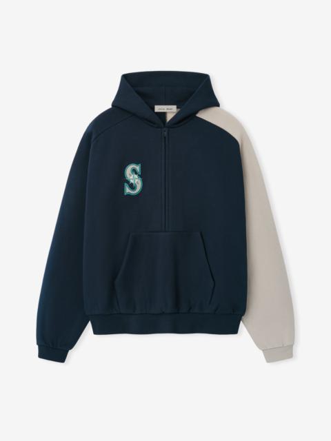 ESSENTIALS Mariners Raglan Half Zip Sport Hoodie