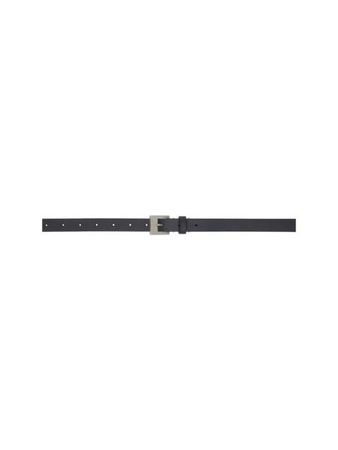 MM6 Maison Margiela Black Furniture Leather Matt Belt