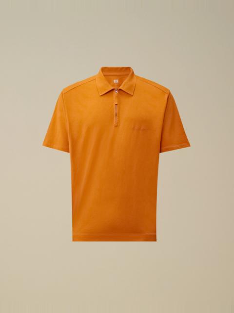 C.P. Company 1020 Jersey Short Sleeve Half Zip Polo