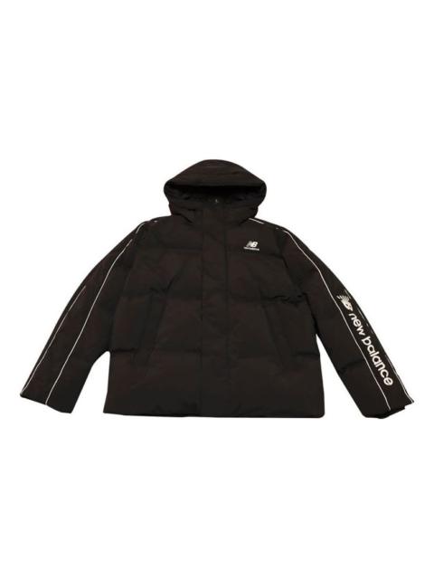 New Balance Casual Hooded Puffer Jacket 'Black' NPA4E111-BK