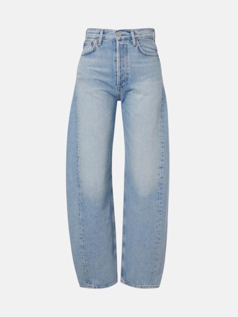 AGOLDE Luna faded barrel-leg jeans