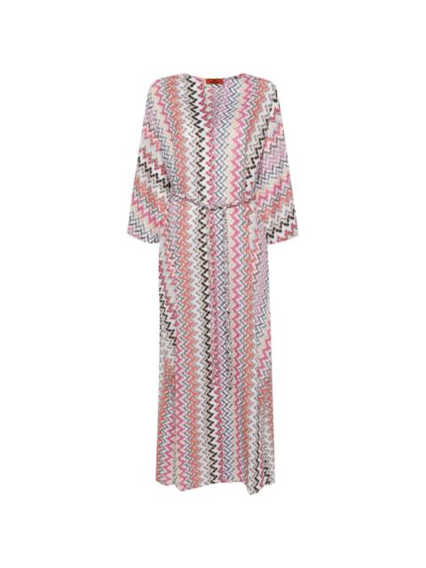 Missoni zigzag-woven maxi dress