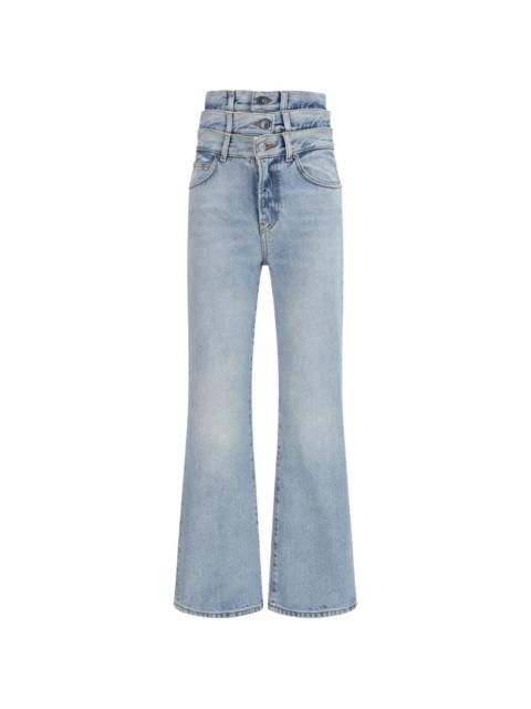 FIORUCCI triple-waistband flared jeans