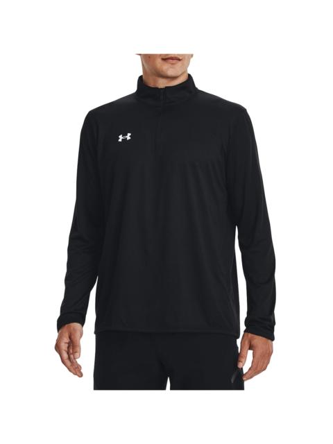 Under Armour Tech Team Quarter-Zip Long-Sleeve Tee "Black / White" 1376844 001