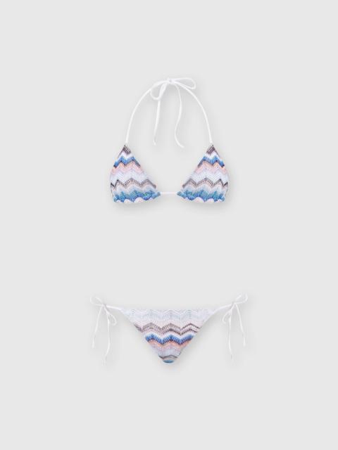 Missoni Zigzag crochet bikini with lurex