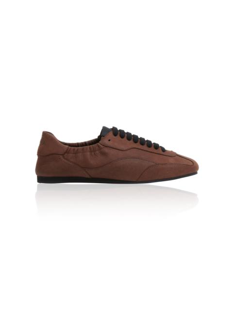 SIMKHAI Georgie Elasticized Sneaker brown