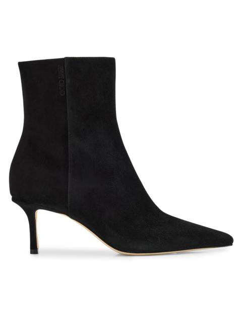JIMMY CHOO Women's Camile 70MM Suede Ankle Boots - Black