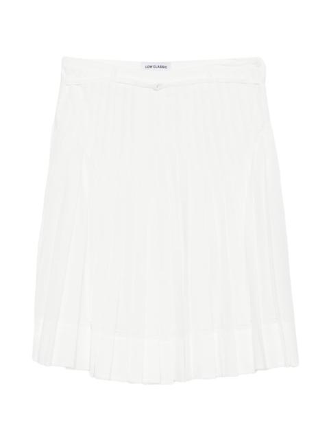 LOW CLASSIC pleated midi skirt