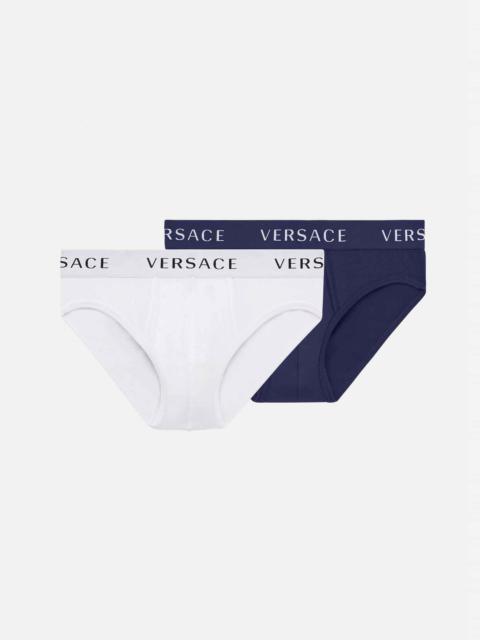 VERSACE Logo Briefs Bi-Pack