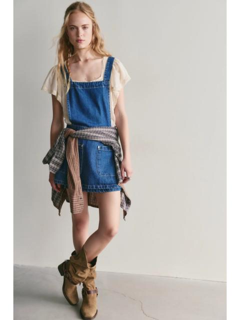 FREE PEOPLE We The Free Beau Apron Denim Skirtall