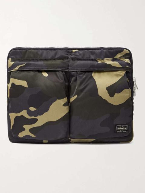 PORTER Counter Shade Camouflage-Print Nylon Pouch