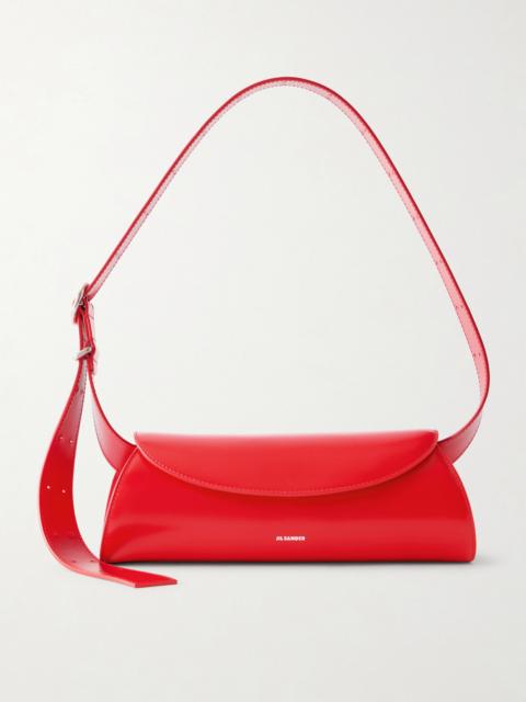 Jil Sander Cannolo Small Leather Shoulder Bag