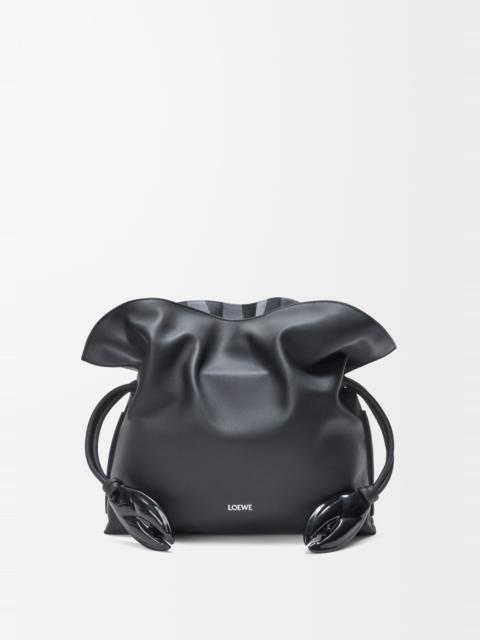 Loewe Medium Flamenco clutch in nappa calfskin and check intarsio