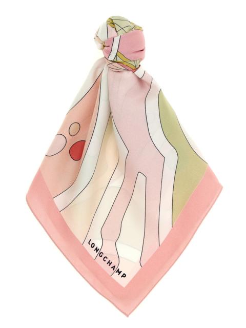 Longchamp 'Torre Equestre' scarf