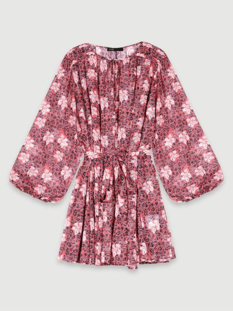 maje Short floral dress