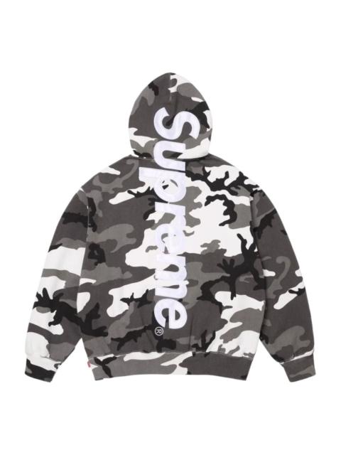 Supreme Supreme SS26 Satin Appliqué Hooded Sweatshirt 'Snow Camo' SUP-SS26-191-SAM