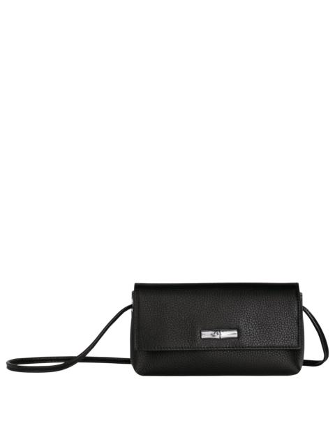 Longchamp Roseau Essential Clutch XS Black - Leather