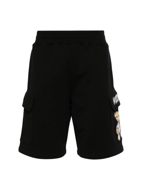 Moschino Teddy Bear-print cotton bermuda shorts