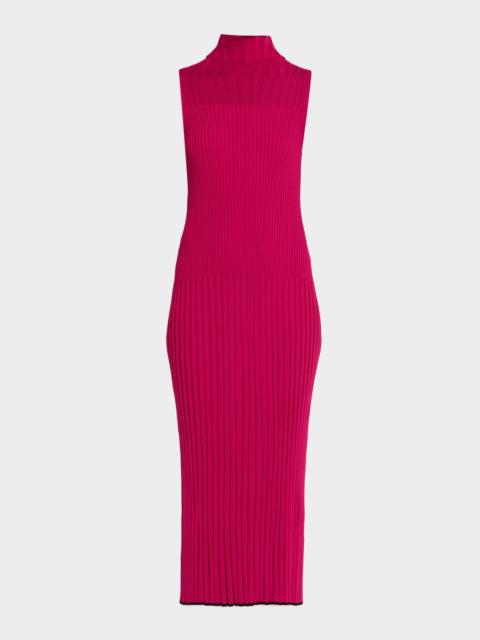 Proenza Schouler Maia Ribbed Turtleneck Dress