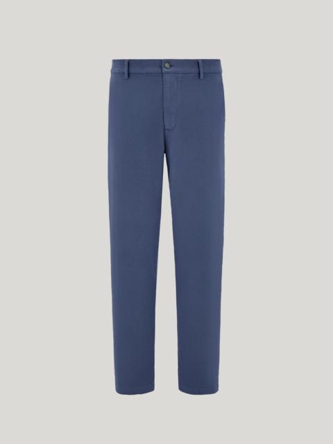 Canali AIR FORCE BLUE COMFORT COTTON GABARDINE CHINOS