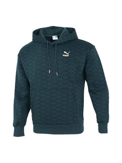 PUMA PUMA Luxe Aop Full Print Logo Knit Green 534409-80