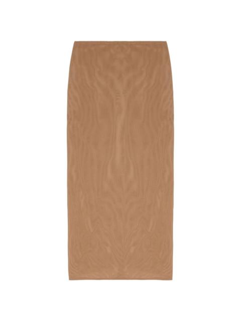 armarium Jackie high-waisted slit midi skirt