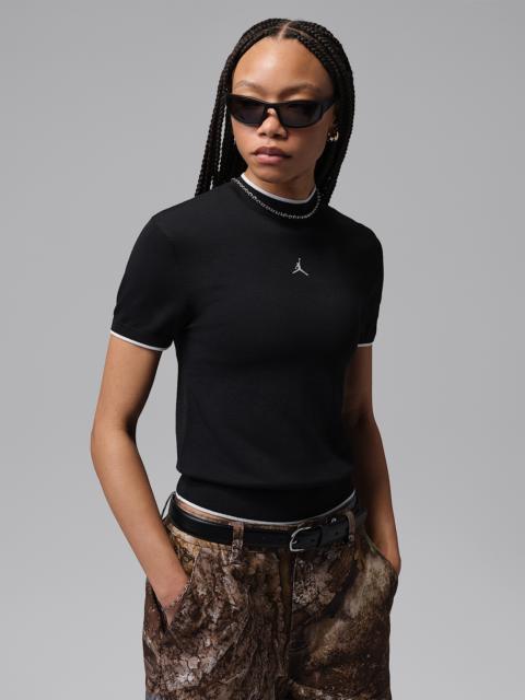 Jordan Jordan Sport Women's Mock-Neck Short-Sleeve Golf Top