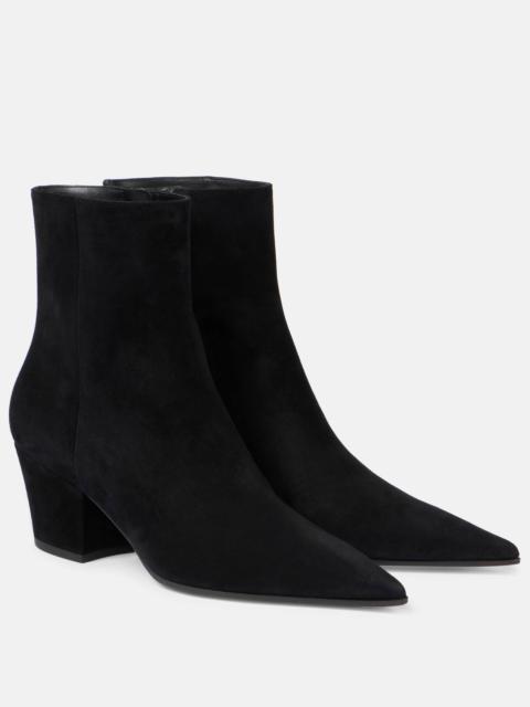 Gianvito Rossi Keinna 55 suede ankle boots