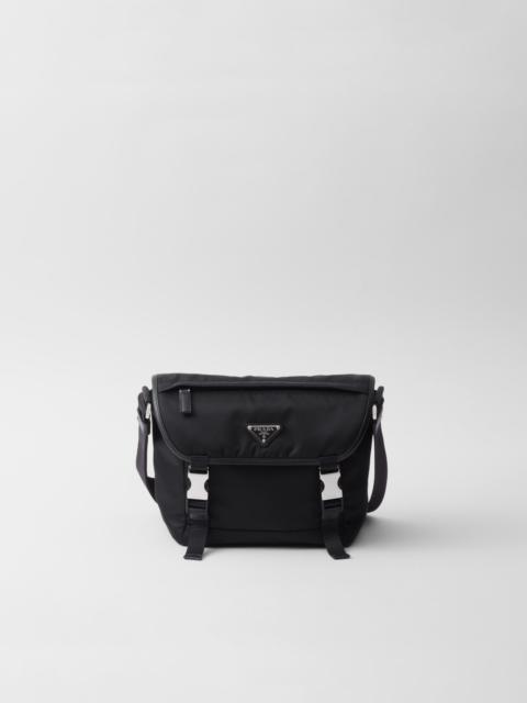 Re-Nylon and Saffiano leather shoulder bag