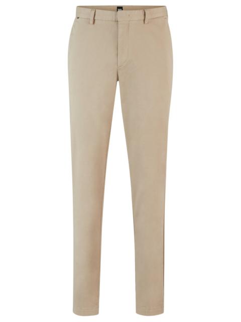 SLIM-FIT CHINOS IN STRETCH-COTTON GABARDINE