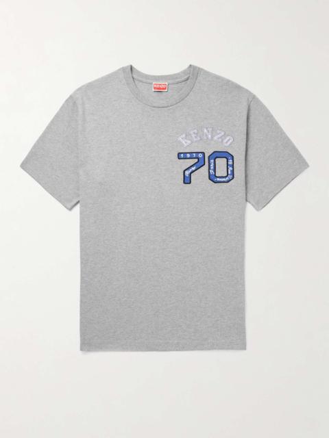 KENZO Logo-Appliquéd Cotton-Jersey T-Shirt
