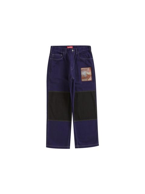 Supreme Supreme Mark Leckey Dream English Kid Twill Panel Pants Navy