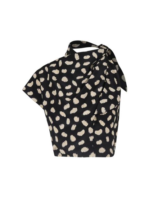 Johanna Ortiz Silk Evening Current Top print