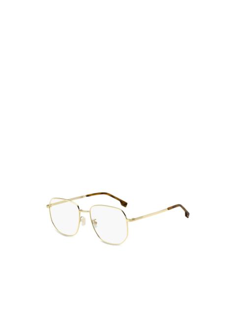 BOSS geometric-frame glasses