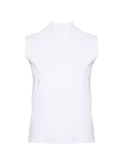 Plan C fine-knit mock-neck top