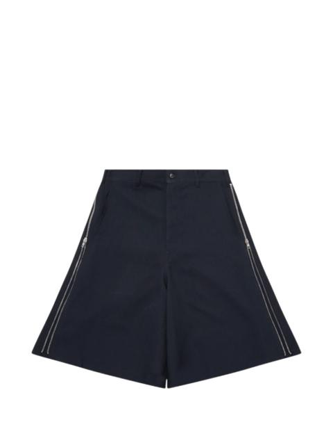 Comme des Garçons SHIRT zip-detail shorts