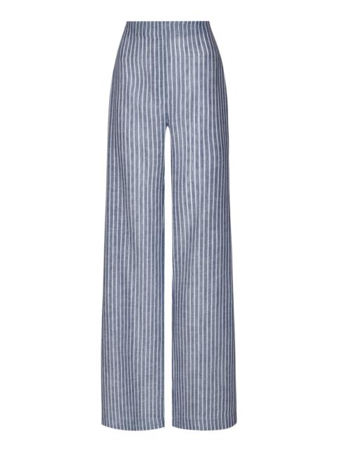 ANDRES OTALORA Amor Profundo Striped Wide-Leg Pants stripe