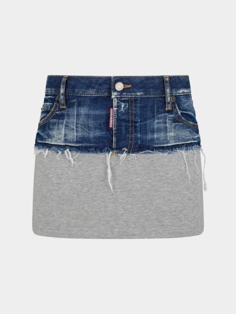 HYBRID JEAN SKIRT