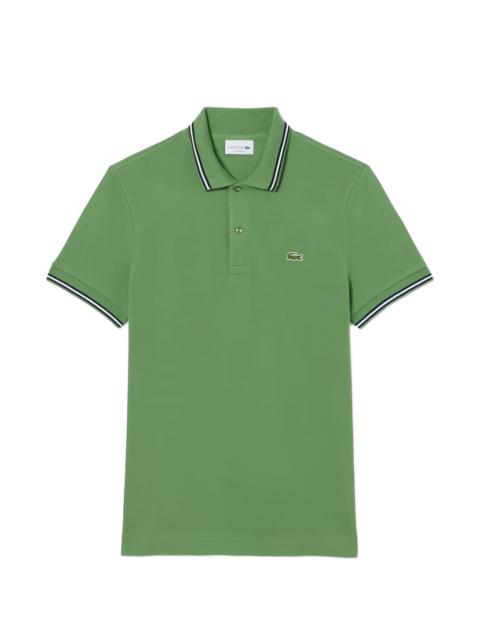 LACOSTE L.12.12 striped collar polo shirt