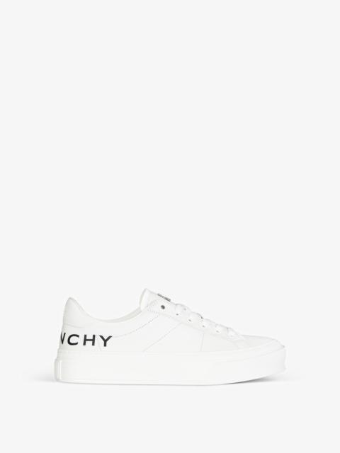 Givenchy GIVENCHY CITY SPORT SNEAKERS IN LEATHER